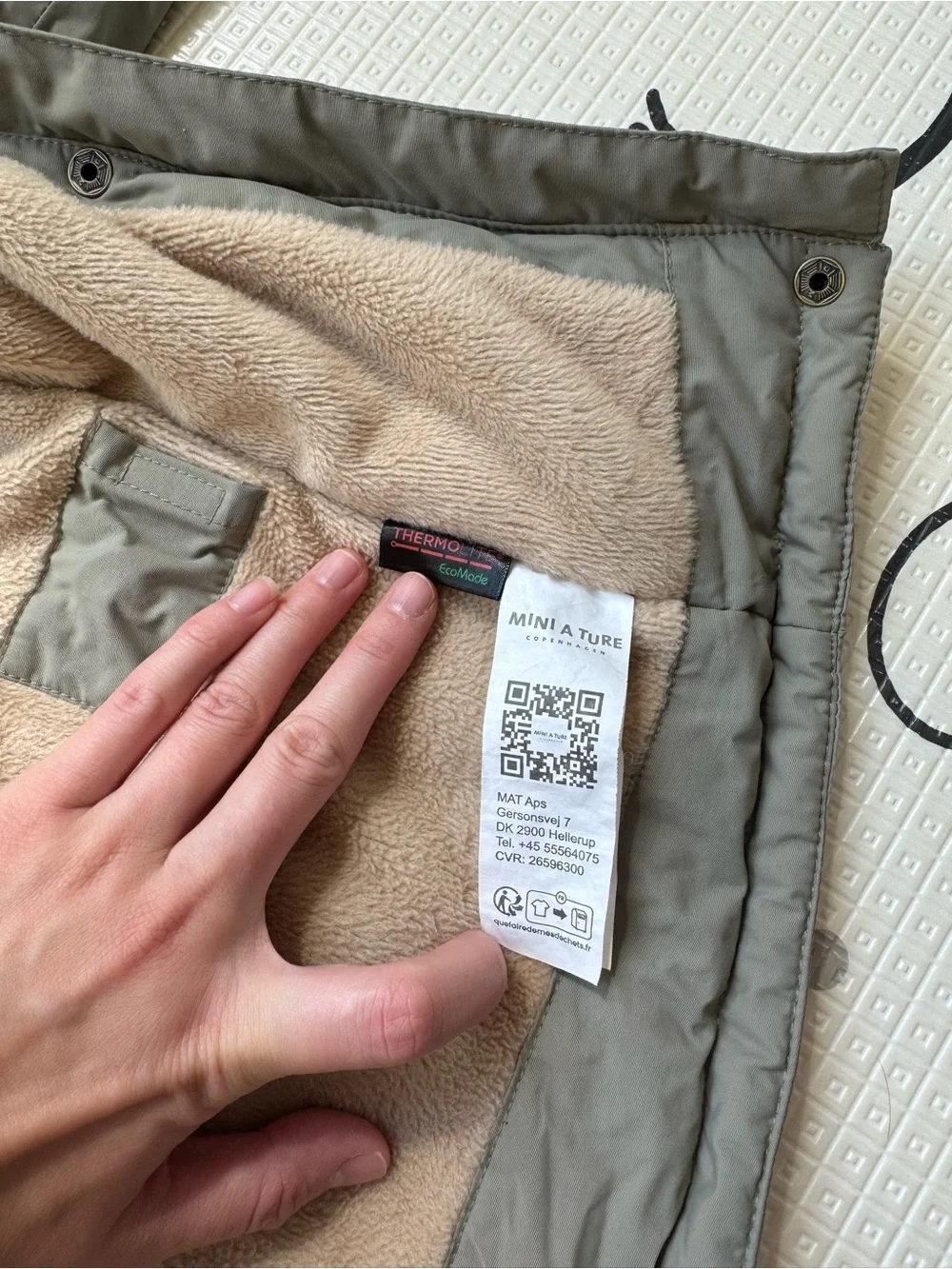 Mini A Ture MATWANG Waterproof Winter Jacket 2Y/92cm Runs Large Retail $225